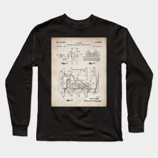 First Circuit Patent - Electrician Maker Workshop Art - Antique Long Sleeve T-Shirt